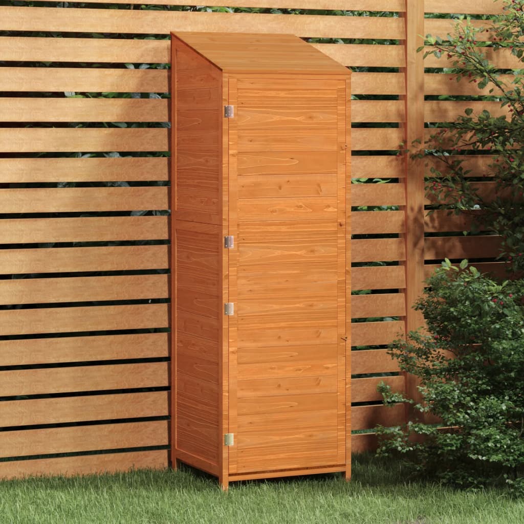 Vidaxl Garden Shed 55x52x174,5 cm trden borov rjava