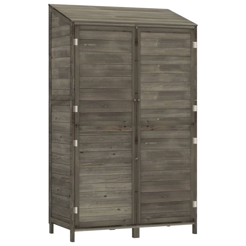 Vidaxl Garden Shed 102x52x174,5 cm trden bor -les antracit -obarvan