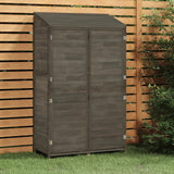 Vidaxl Garden Shed 102x52x174,5 cm trden bor -les antracit -obarvan