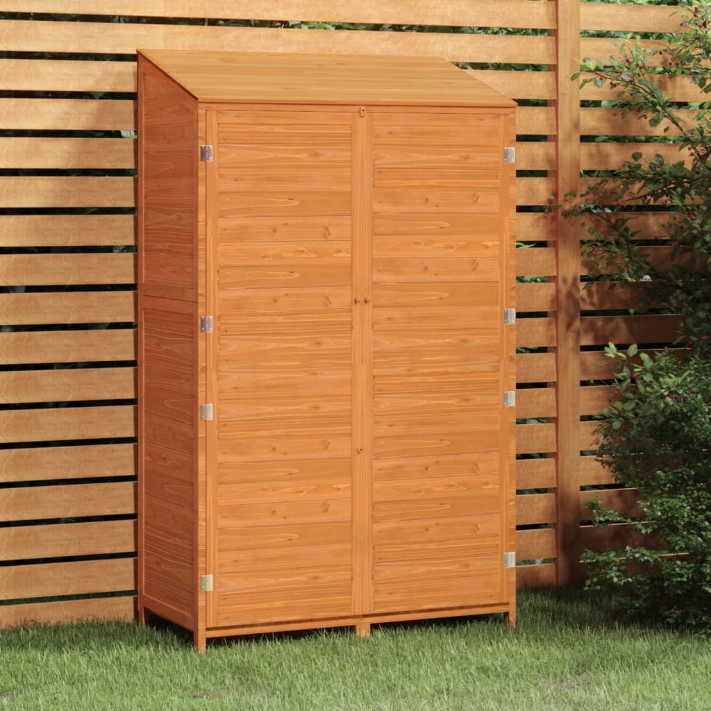 Vidaxl Garden Shed 102x52x174,5 cm trden borov rjava