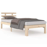 Vidaxl bedframe massief hout 90x190 cm