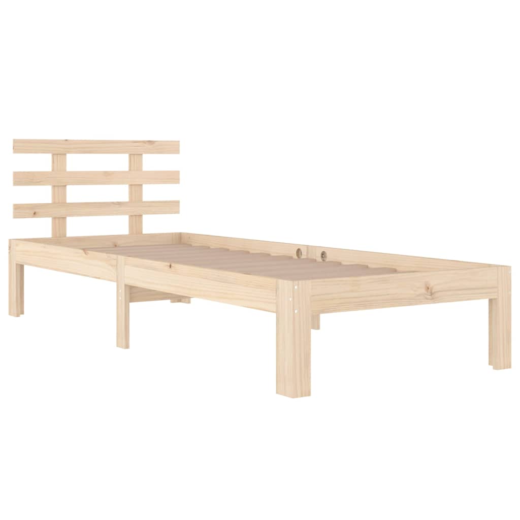 Vidaxl bedframe massief hout 90x190 cm