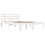 Vidaxl bedframe massief hout wit 120x200 cm