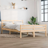 Vidaxl bedframe zonder matras massief hout 160x200 cm