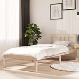 Vidaxl bedframe massief hout 75x190 cm