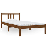 Vidaxl bedframe massief hout honingbruin 90x200 cm