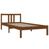 Vidaxl bedframe massief hout honingbruin 90x200 cm