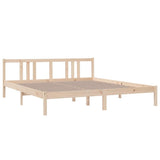 Vidaxl bedframe massief hout 180x200 cm super king size