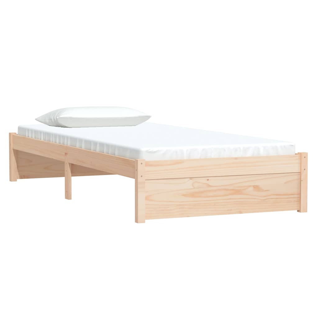 Vidaxl bedframe massief hout 90x200 cm