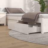 Vidaxl bedlades 4 st massief grenenhout