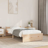 Vidaxl bedframe massief hout 90x190 cm