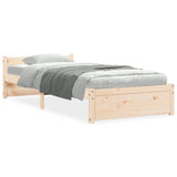 Vidaxl bedframe massief hout 90x200 cm