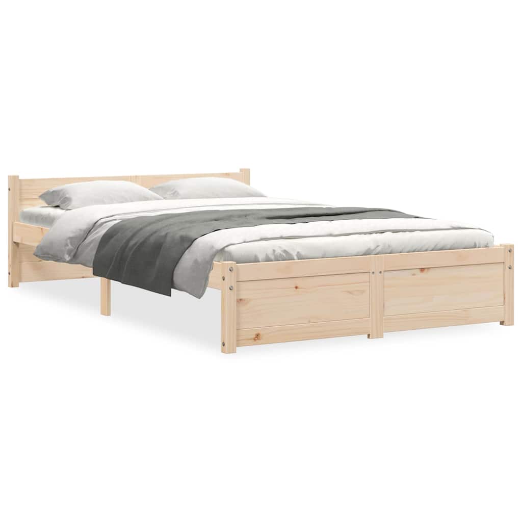 Vidaxl bedframe zonder matras massief hout 120x200 cm