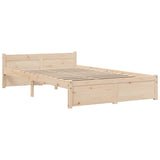 Vidaxl bedframe zonder matras massief hout 120x200 cm