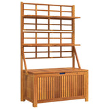 Vidaxl opbergbox met latwerk 99x50x160 cm massief acaciahout