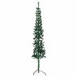 Vidaxl kunstkerstboom half met standaard smal 240 cm groen