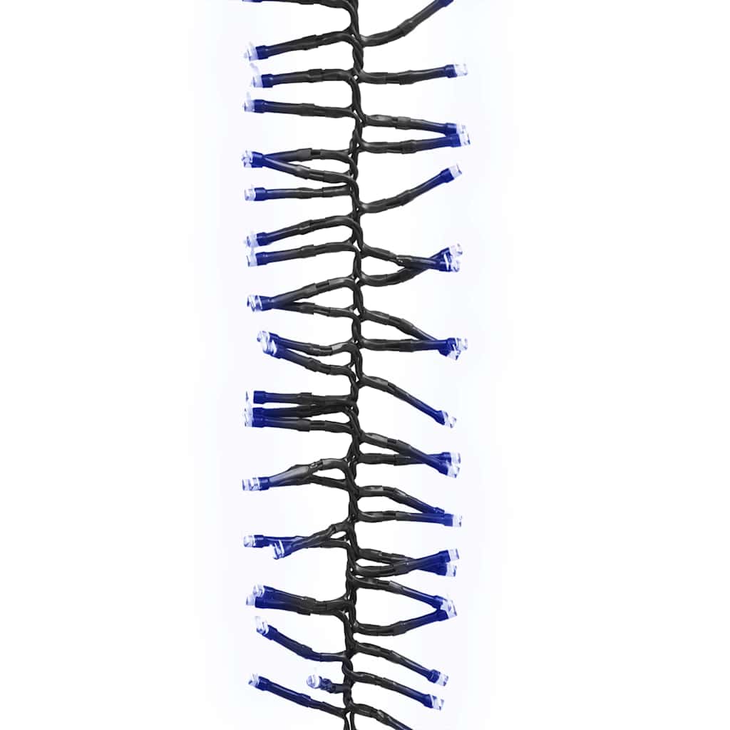 Vidaxl lichtslinger cluster met 2000 led's blauw pvc