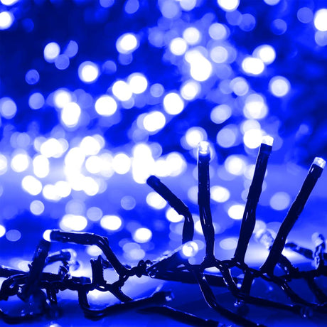 Vidaxl lichtslinger cluster met 2000 led's blauw pvc