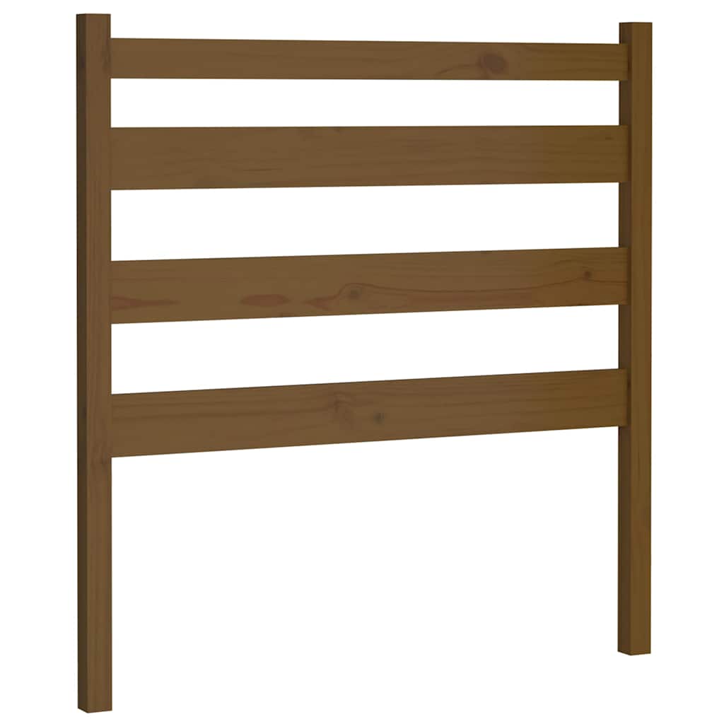 Vidaxl hoofdbord 96x4x100 cm massief grenenhout honingbruin