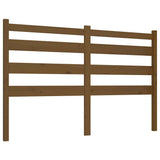 Vidaxl hoofdbord 206x4x100 cm massief grenenhout honingbruin