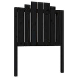 Vidaxl hoofdbord 81x4x110 cm massief grenenhout zwart