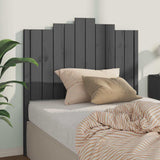 Vidaxl hoofdbord 106x4x110 cm massief grenenhout grijs