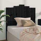 Vidaxl hoofdbord 106x4x110 cm massief grenenhout zwart