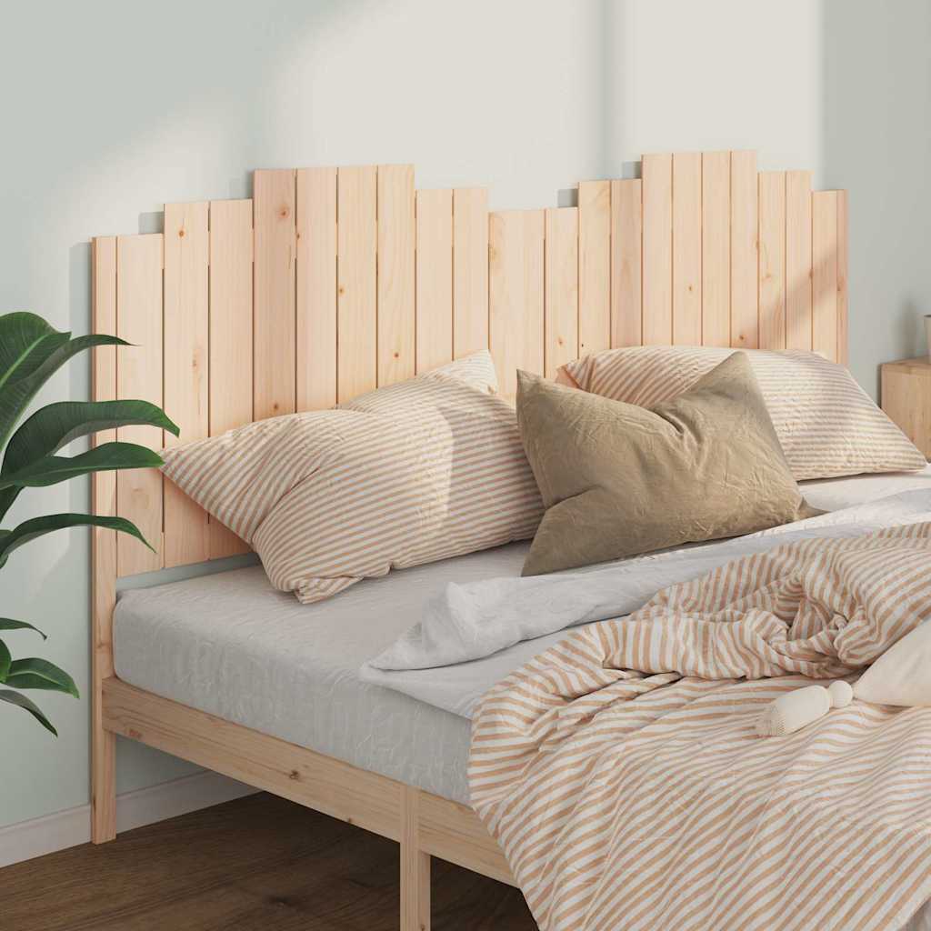 Vidaxl hoofdbord 206x4x110 cm massief grenenhout