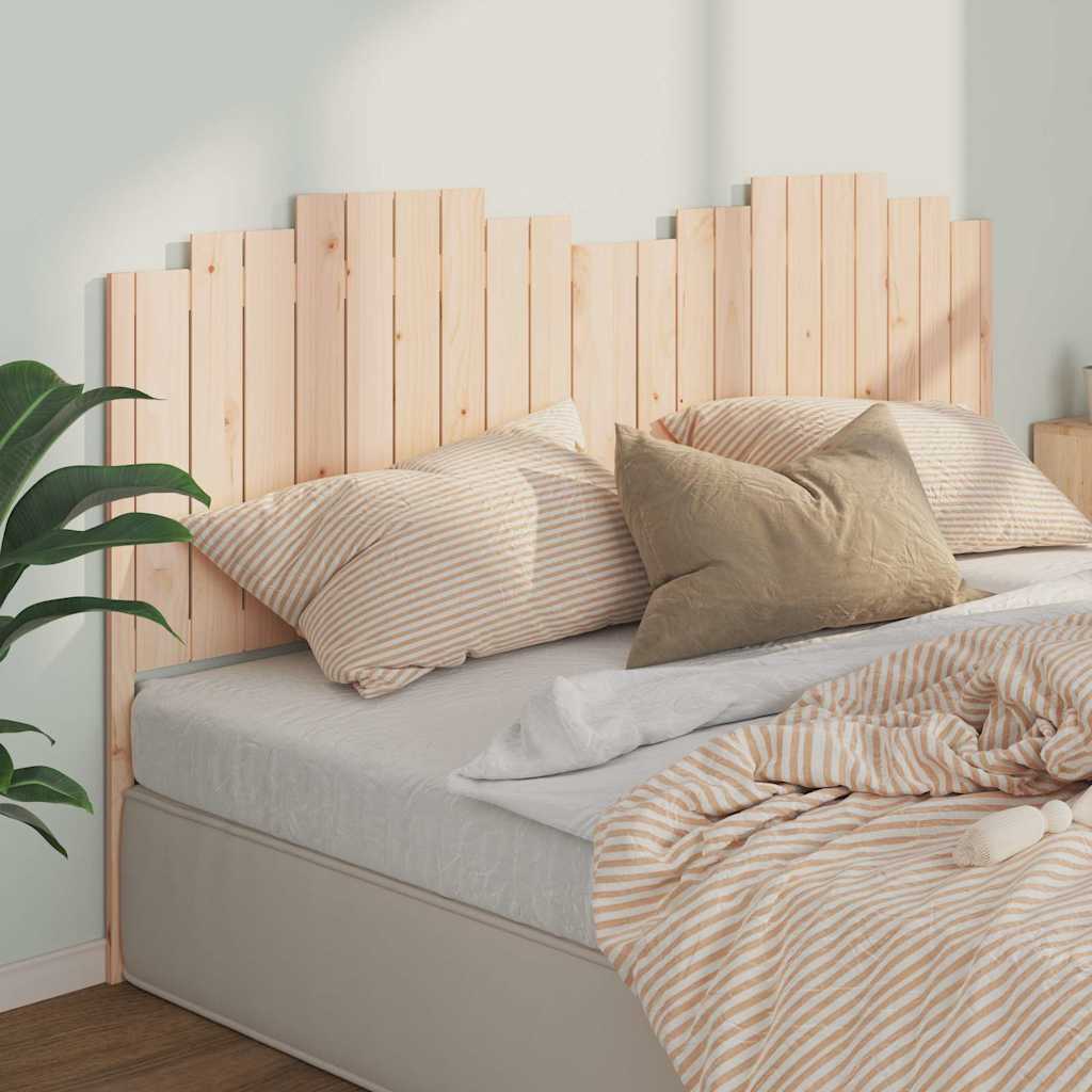 Vidaxl hoofdbord 206x4x110 cm massief grenenhout