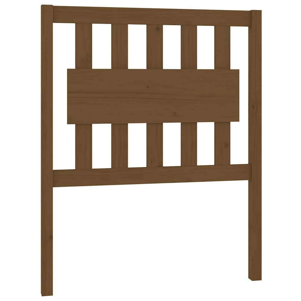 Vidaxl hoofdbord 80,5x4x100 cm massief grenenhout honingbruin