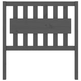 Vidaxl hoofdbord 95,5x4x100 cm massief grenenhout grijs