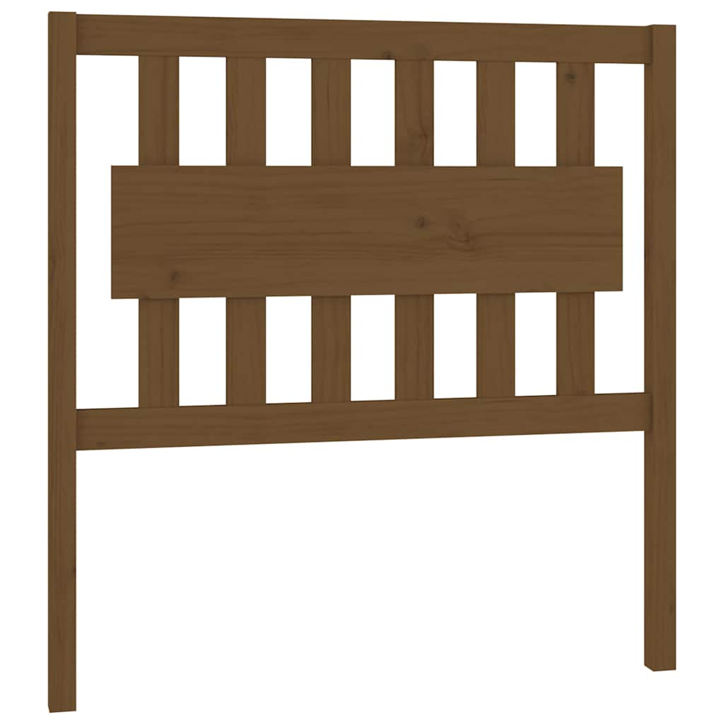 Vidaxl hoofdbord 95,5x4x100 cm massief grenenhout honingbruin
