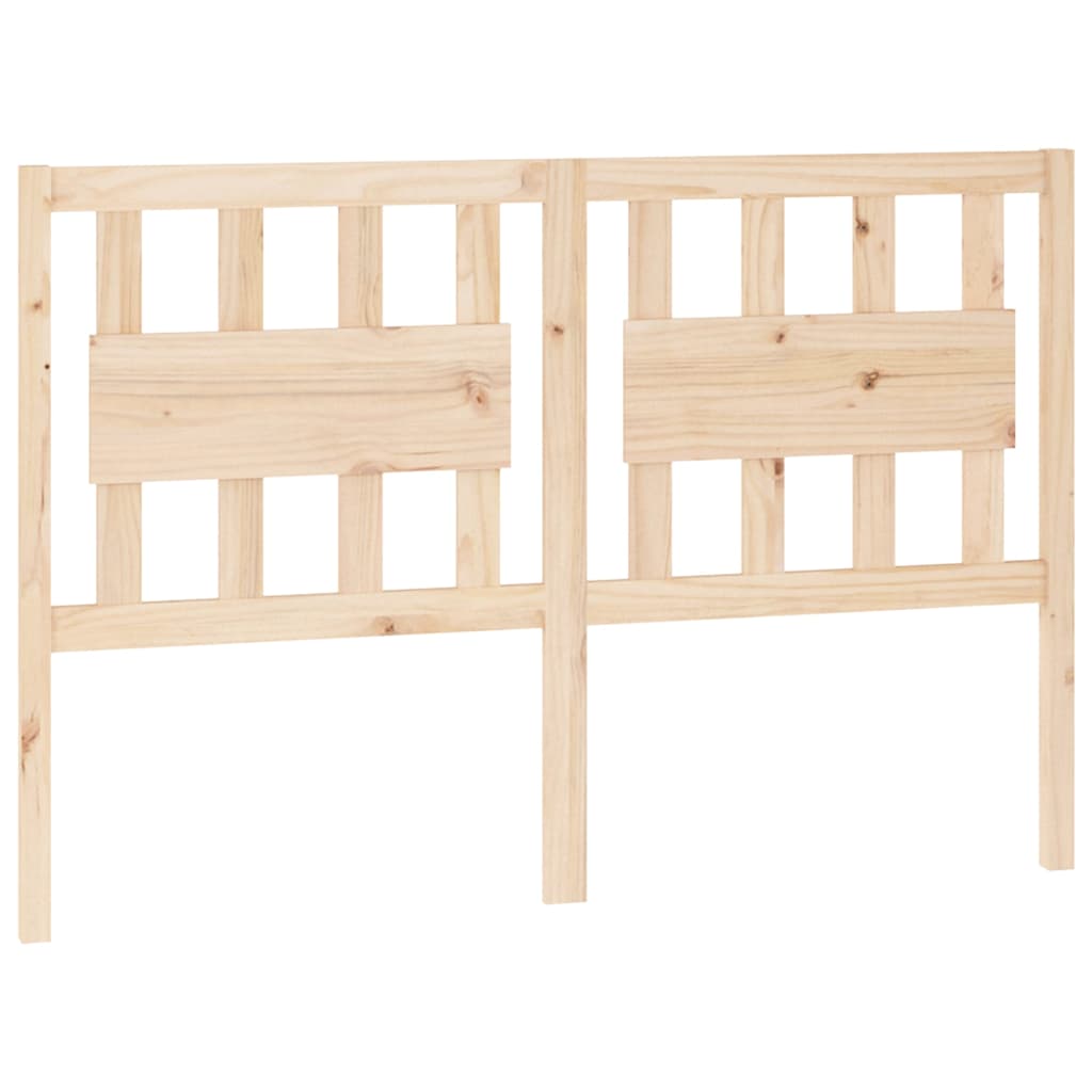 Vidaxl hoofdbord 125,5x4x100 cm massief grenenhout