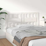 Vidaxl hoofdbord 125,5x4x100 cm massief grenenhout wit