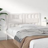 Vidaxl hoofdbord 125,5x4x100 cm massief grenenhout wit