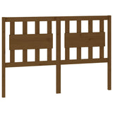 Vidaxl hoofdbord 125,5x4x100 cm massief grenenhout honingbruin