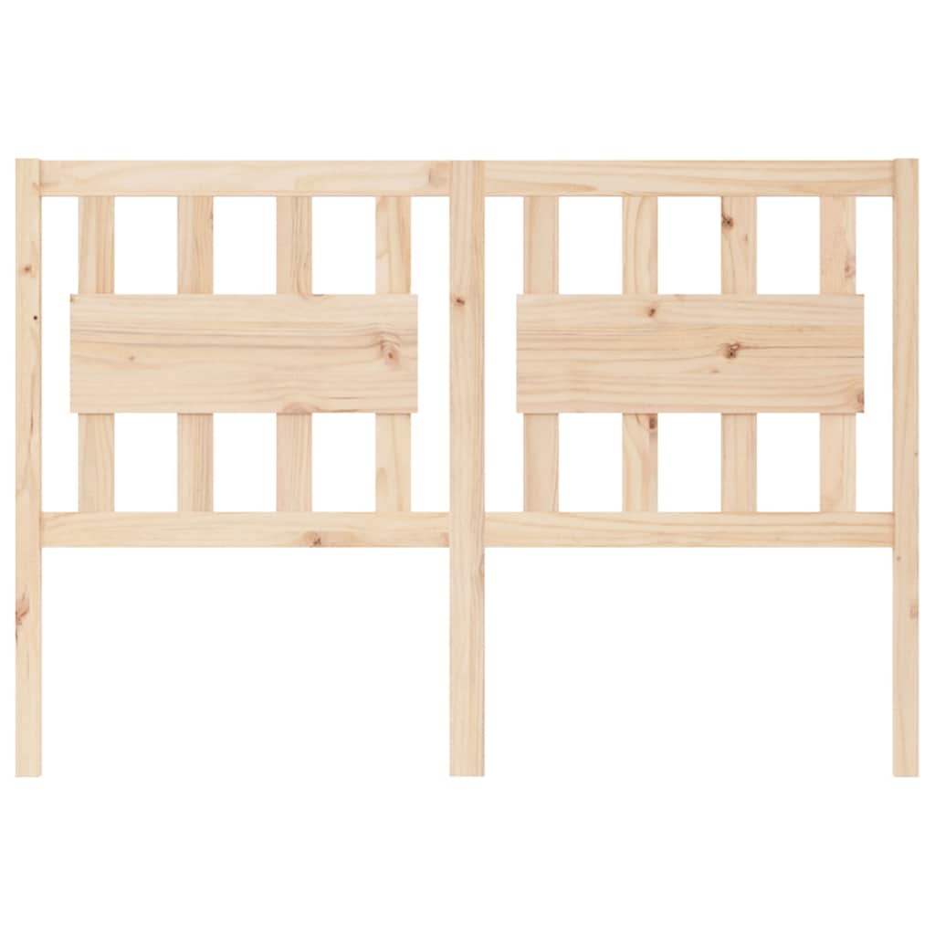 Vidaxl hoofdbord 140,5x4x100 cm massief grenenhout