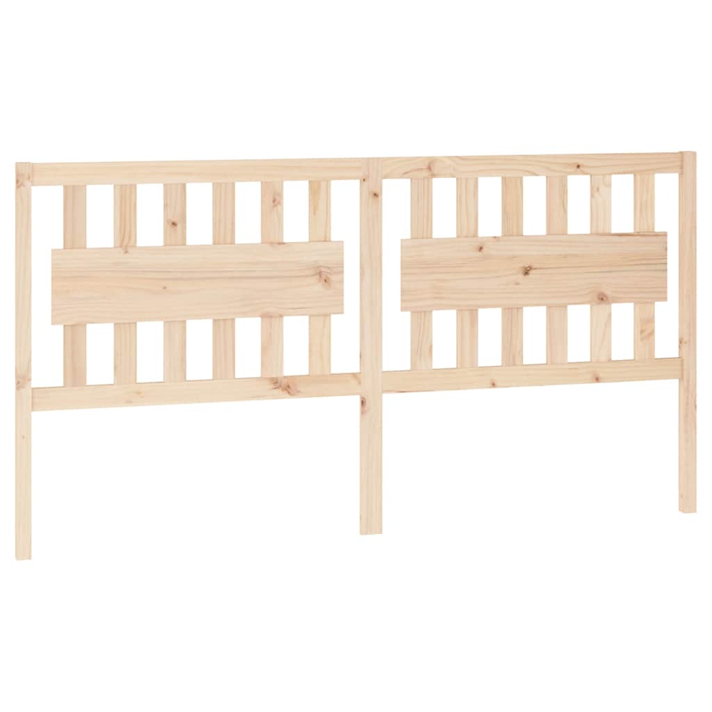 Vidaxl hoofdbord 185,5x4x100 cm massief grenenhout