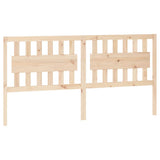 Vidaxl hoofdbord 185,5x4x100 cm massief grenenhout