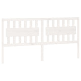 Vidaxl hoofdbord 185,5x4x100 cm massief grenenhout wit
