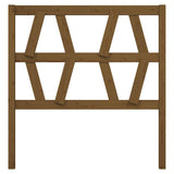 Vidaxl hoofdbord 81x4x100 cm massief grenenhout honingbruin