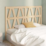 Vidaxl hoofdbord 126x4x100 cm massief grenenhout