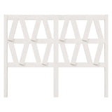 Vidaxl hoofdbord 126x4x100 cm massief grenenhout wit