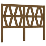 Vidaxl hoofdbord 126x4x100 cm massief grenenhout honingbruin