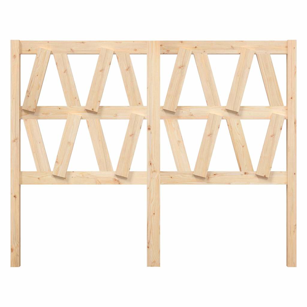 Vidaxl hoofdbord 146x4x100 cm massief grenenhout