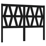 Vidaxl hoofdbord 166x4x100 cm massief grenenhout zwart