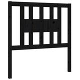 Vidaxl hoofdbord 81x4x100 cm massief grenenhout zwart