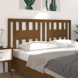 Vidaxl hoofdbord 126x4x100 cm massief grenenhout honingbruin