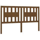 Vidaxl hoofdbord 141x4x100 cm massief grenenhout honingbruin