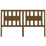 Vidaxl hoofdbord 141x4x100 cm massief grenenhout honingbruin